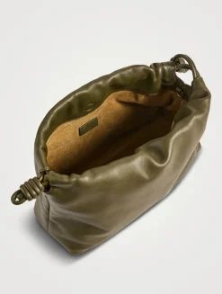 Medium Flamenco Leather Purse With Donut Chain