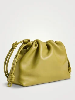 Medium Flamenco Leather Purse With Donut Chain