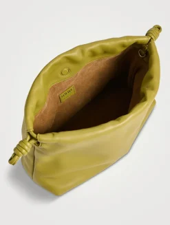 Medium Flamenco Leather Purse With Donut Chain