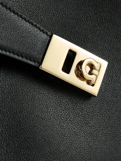 Medium Hug Bicolour Leather Satchel