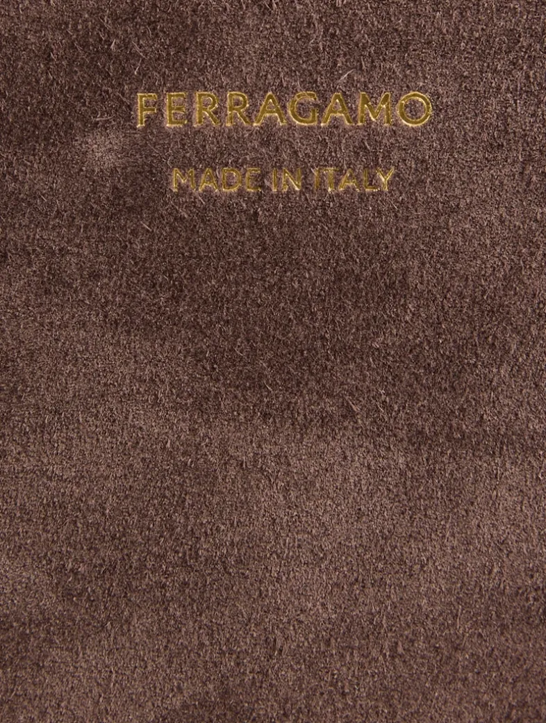 Medium Hug Suede Satchel