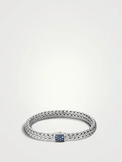 Medium Icon Blue Sapphire Bracelet