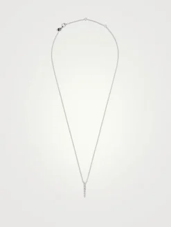 Medium Identity 18K White Gold Pendant Necklace