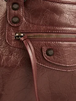 Medium Le City Leather Satchel