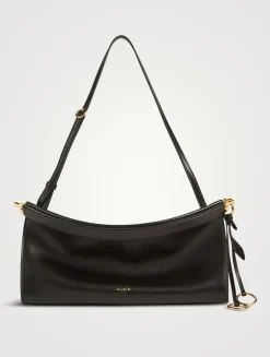 Medium Le Click Leather Shoulder Bag