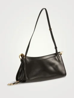 Medium Le Click Leather Shoulder Bag