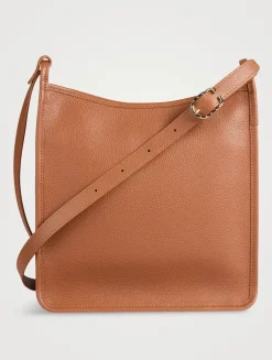 Medium Le Foulonné Leather Crossbody Bag
