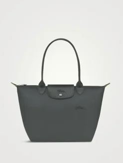 Medium Le Pliage Green Shoulder Bag