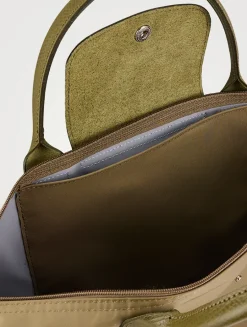 Medium Le Pliage Green Top Handle Bag