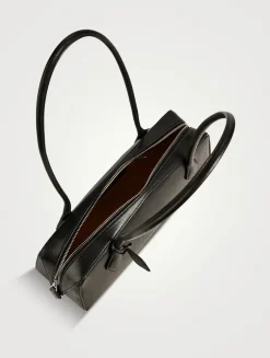 Medium Le Teckel Leather Shoulder Bag