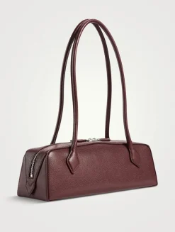 Medium Le Teckel Leather Shoulder Bag