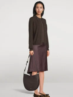 Medium Leather Shoulder Bag