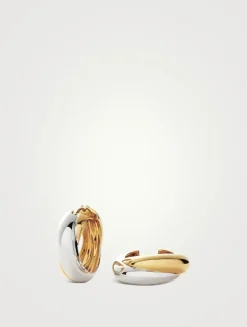 Medium Lucy Williams Chunky Entwine Hoop Earrings