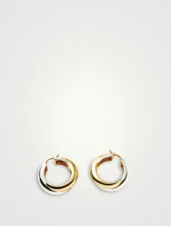 Medium Lucy Williams Chunky Entwine Hoop Earrings