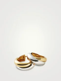 Medium Lucy Williams Chunky Entwine Hoop Earrings