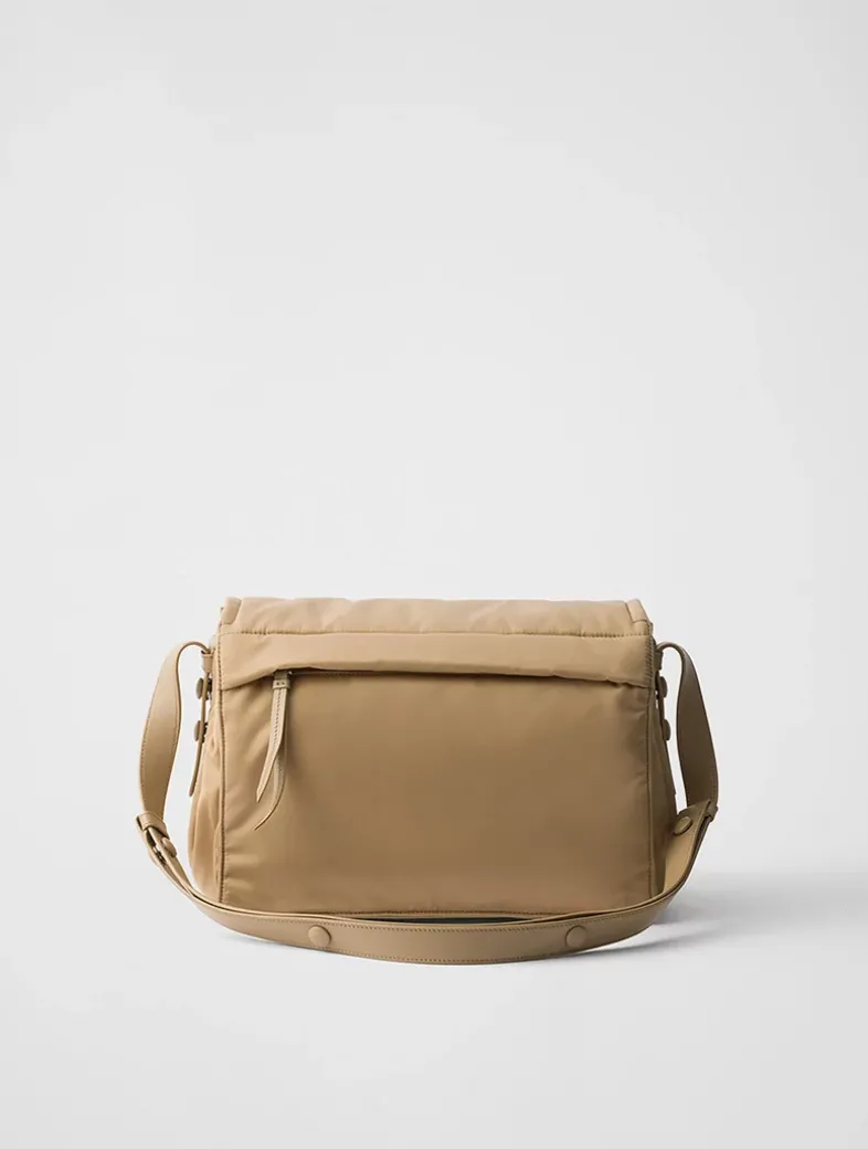Medium Padded Re-nylon Shoulder Bag