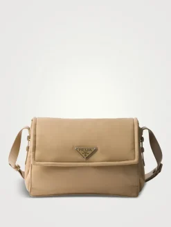 Medium Padded Re-nylon Shoulder Bag