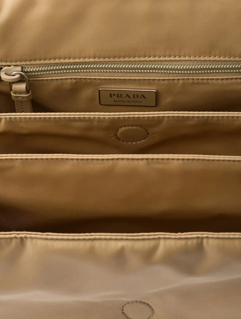 Medium Padded Re-nylon Shoulder Bag