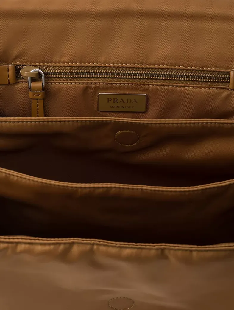 Medium Padded Re-nylon Shoulder Bag