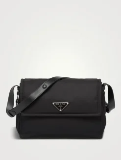 Medium Padded Re-nylon Shoulder Bag