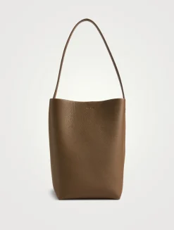 Medium Park Leather Tote Bag