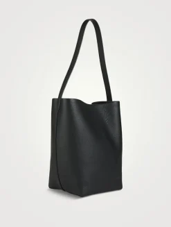 Medium Park Leather Tote Bag