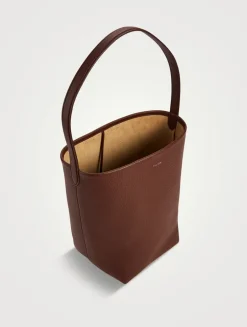 Medium Park Leather Tote Bag