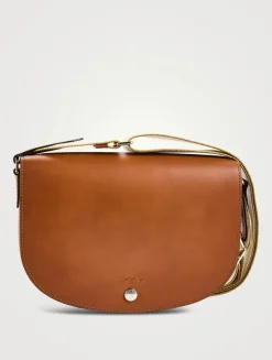 Medium Épure Leather Crossbody Bag