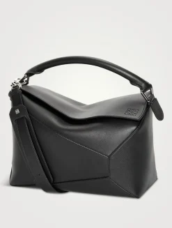 Medium Puzzle Edge Leather Bag