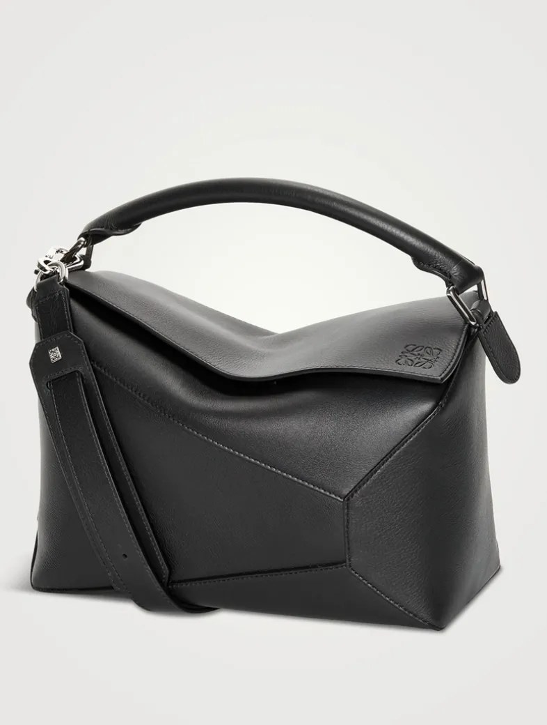 Medium Puzzle Edge Leather Bag