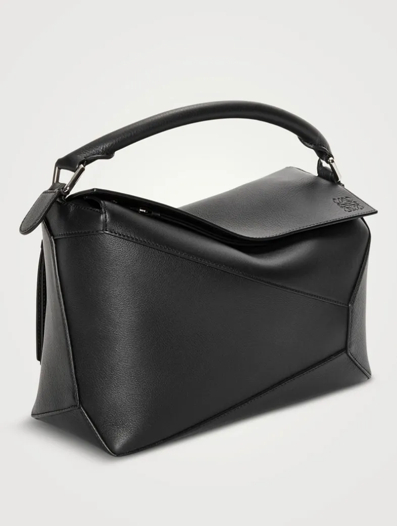 Medium Puzzle Edge Leather Bag