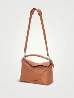 Medium Puzzle Edge Leather Bag