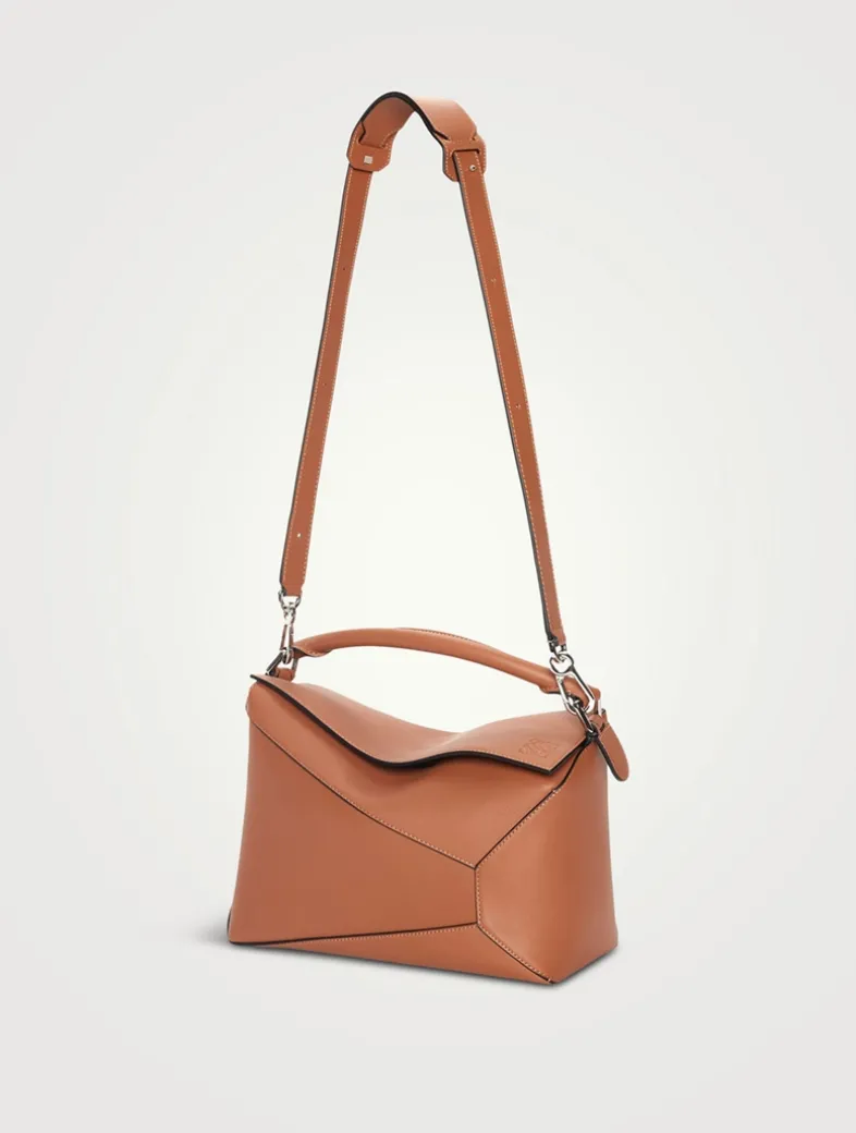 Medium Puzzle Edge Leather Bag