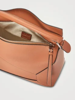 Medium Puzzle Edge Leather Bag