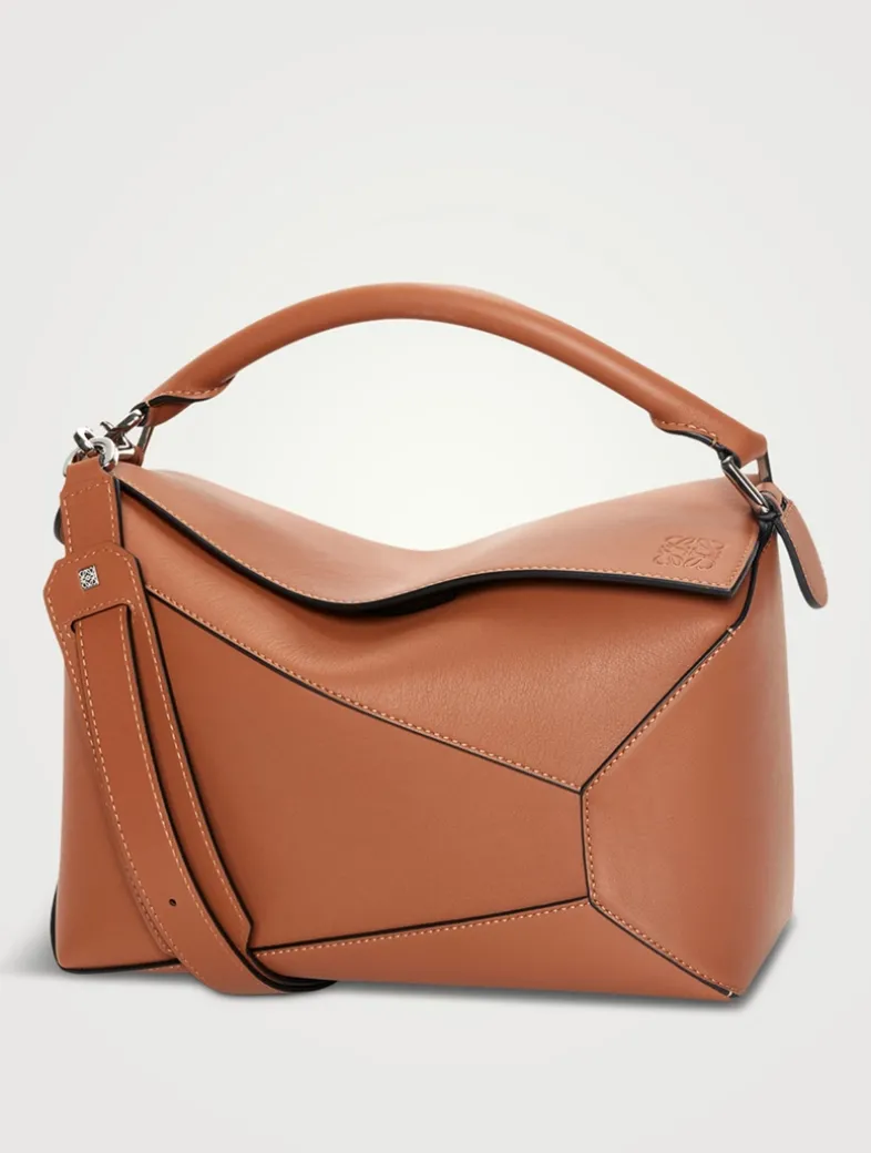 Medium Puzzle Edge Leather Bag