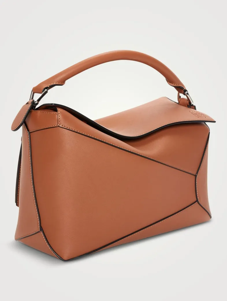 Medium Puzzle Edge Leather Bag
