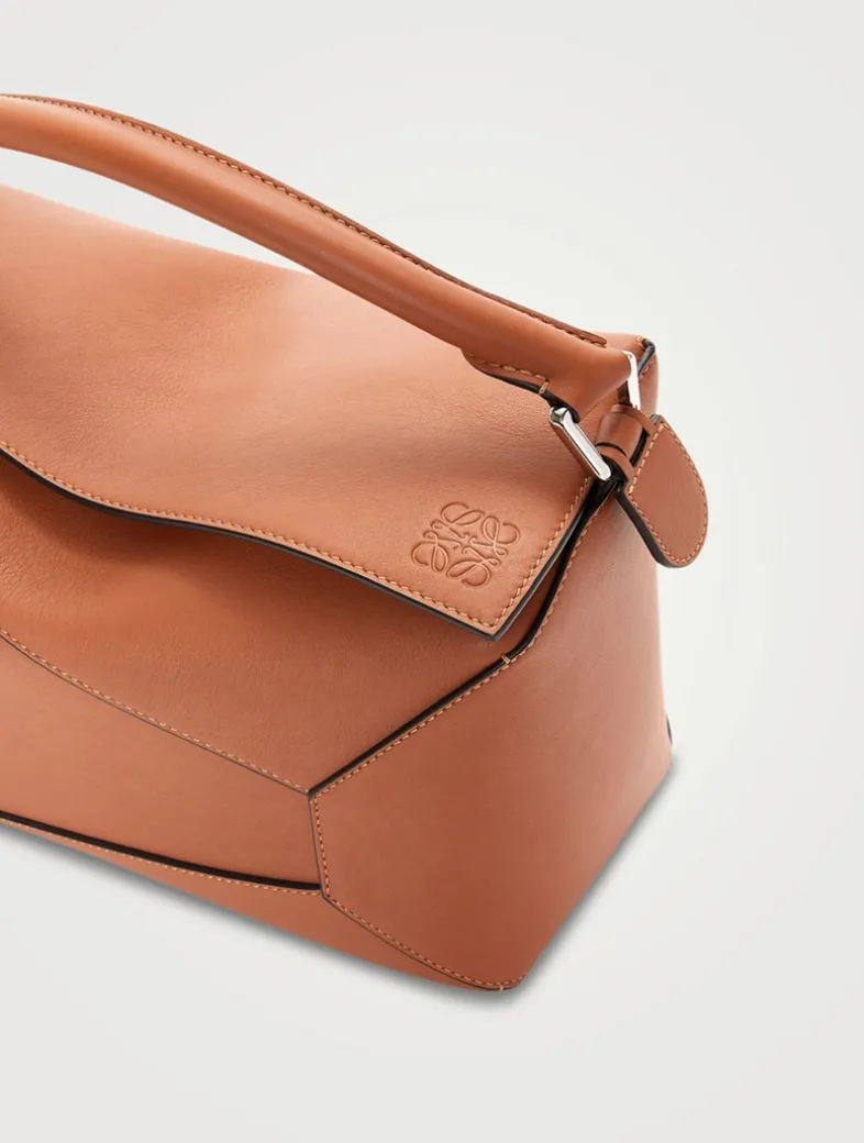 Medium Puzzle Edge Leather Bag