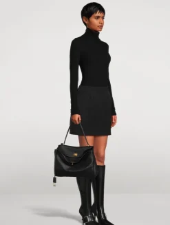 Medium Rodeo Leather Satchel