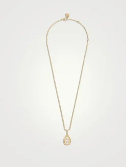 Medium Serpent Bohème Gold Pendant Necklace With Diamonds