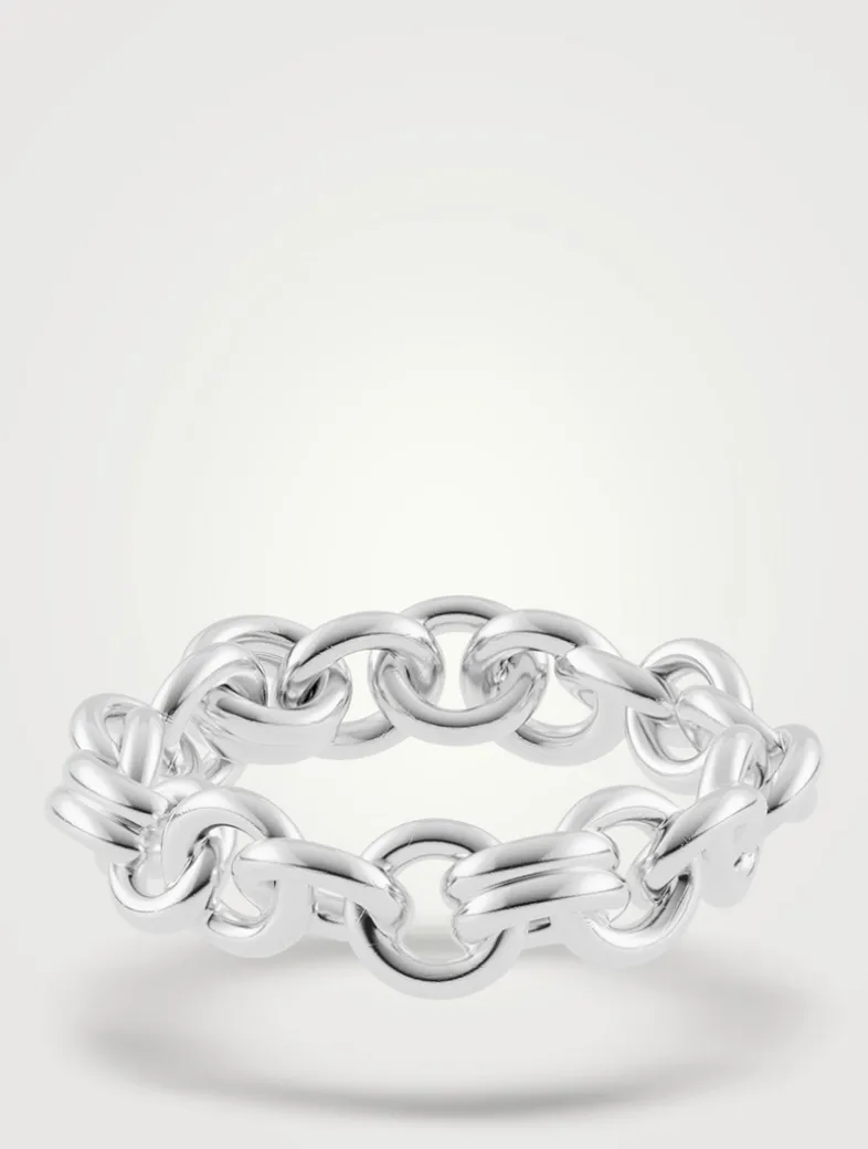 Medium Silver Fused Serpens Ring