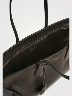 Medium Star-Shaped Leather Tote Bag