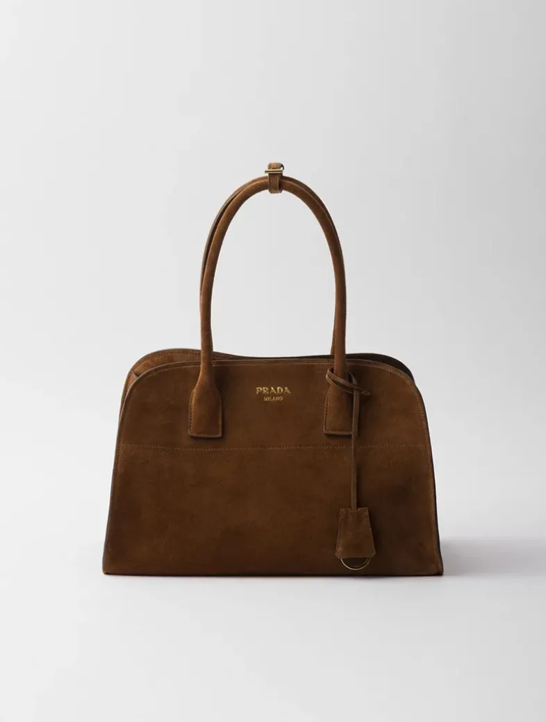 Medium Suede Tote Bag