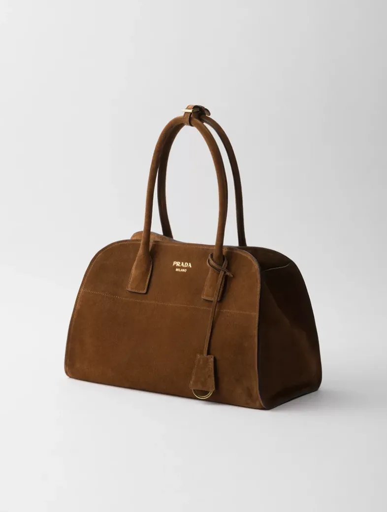 Medium Suede Tote Bag