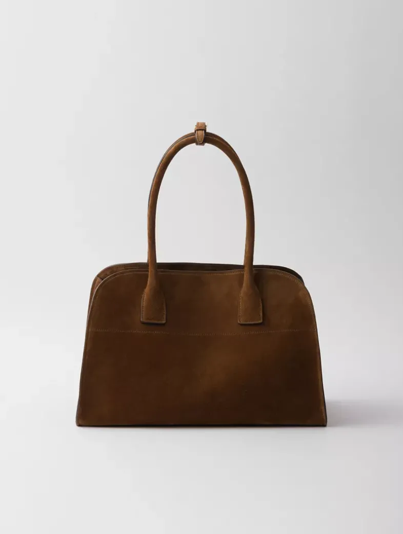 Medium Suede Tote Bag