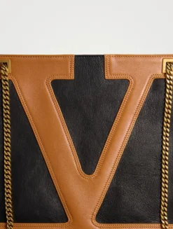 Medium Viva Superstar Leather Tote Bag