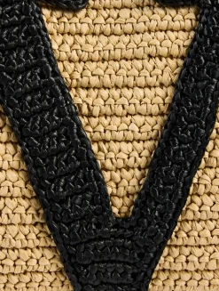 Medium Viva Superstar Raffia Tote Bag