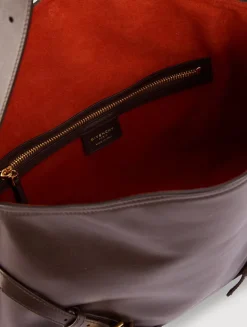 Medium Voyou Leather Shoulder Bag