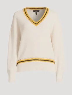 Meghan Crochet-Trimmed Sweater