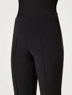 Melissa Silk Crêpe Slim Trousers