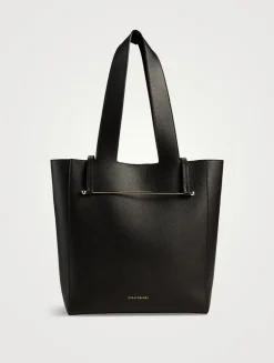 Melody Leather Tote Bag